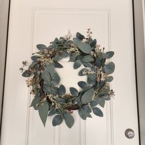 22" New Threshold Elegant Greenery Wreath